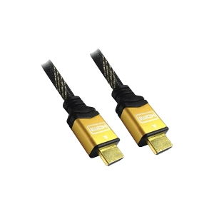 کابل HDMI سرپوش طلایی سه بعدی 3 متر فرانت مدل FN-HCB030