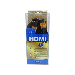 کابل HDMI سرپوش طلایی سه بعدی 3 متر فرانت مدل FN-HCB030