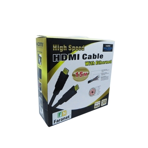 کابل HDMI کانکتور طلایی سه بعدی 15 متر فرانت مدل FN-HCB150