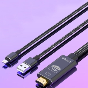 کابل تبدیل لایتنینگ به HDMI  اونتن مدل Lightning to HDMI cable OTN-7522S