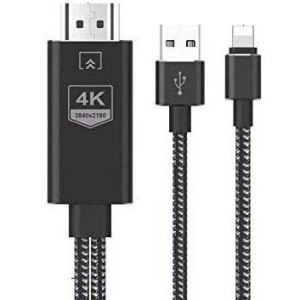 کابل تبدیل لایتنینگ به HDMI با USB برق اونتن مدل Lightning to HDMI Cable with USB power OTN-7519 NEW
