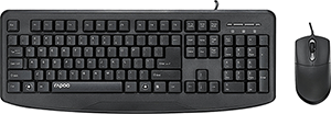 کیبورد و ماوس رپو KEYBOARD AND MOUSE  RAPOO NX1720
