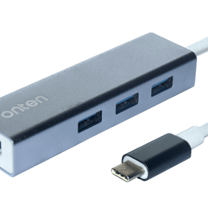 هاب 3پورت اونتن مدل TYPE-C to USB3.0 HUB3+RJ45 OTN-9593