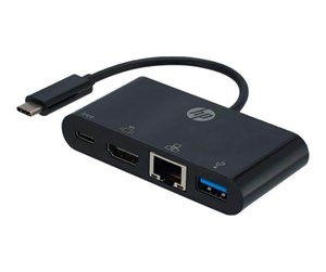 آداپتور تبدیل  USB C به HP HDMI/USB C/USB A/LAN