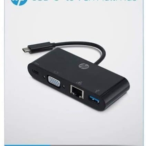 آداپتور تبدیل  USB C به HP  VGA MULTI HUB