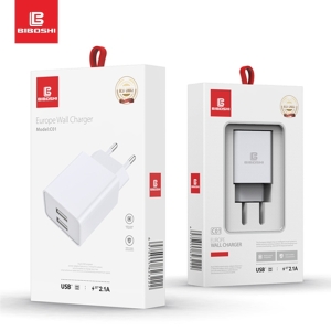 شارژر با دو پورت Charger With Dual Port 2.1A CO1 BIBOSHI C01  2.1A USB