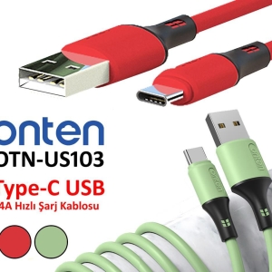 کابل شارژ و تبدیل USB به TYPE-C اونتن مدل OTN-US103