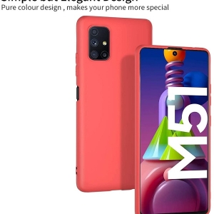 قاب سیلیکونی برای گوشی سامسونگ مدل Silicone Case for Samsung Galaxy M51