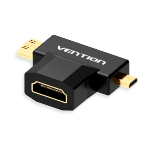 آداپتور تبدیل HDMI mini بهVention Type-c HDMI micro مدل AGDB0