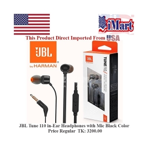 هدفون باسیم جی بی ال مدل JBL Wired Headset TUNE 110