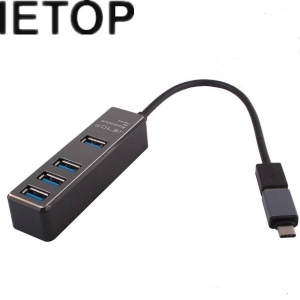 هاب 4 پورت USB آی ای تاپ مدل IETOP USB3.1 4Port Hub TU-309A