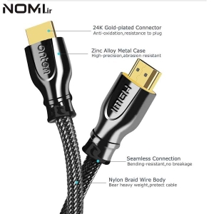 کابل HDMI ورژن 2.0 اونتن با طول 5 متر مدل ONTEN HDMI 4K Cable 5m OTN-8308
