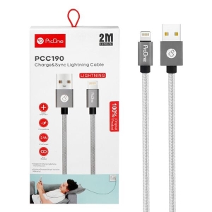 قیمت خرید کابل شارژر USB به Lightning پرووان مدل ProOne Charge&Sync Lithtning Cable PCC190
