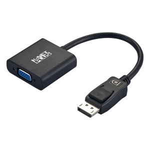 مبدل DisplayPort به VGA کی نت پلاس مدل K-Net Plus DisplayPort To VGA Adapter KP-C2101