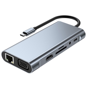 هاب 11 پورت USB-C مدل Type-C to HDTV 11 in 1 Adapter