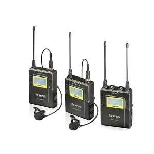 میکروفن بی سیم دو یقه ای سارامونیک مدل Saramonic UHF Wireless Lavalier Microphone System UwMic9 Kit2