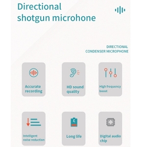 مشخصات میکروقون تخصص شاتگان Saramonic SoundBird T3