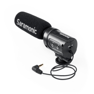 میکروفون رودوربینی سارامونیک مدل Saramonic Directional Condenser Microphone SR-M3