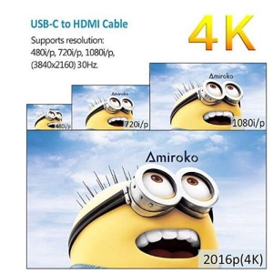 کابل تبدیل Type-C به HDMI به طول 1.8 متر USB-C To HDMI Cable