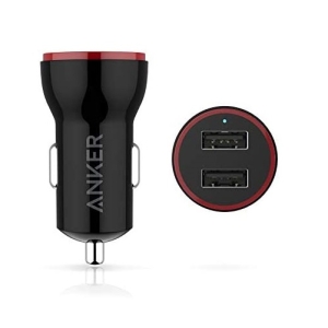 شارژر فندکی دو پورت انکر مدل Anker Car Charger A2308011