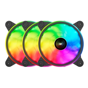 فن کیس ریدمکس مدل RaidMax 120mm Case Fan NV-T120FBR3 ARGB Black