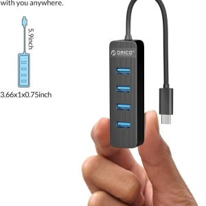 هاب 4 پورت Type C به USB 3.0 اوریکو TWC3-4A