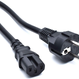 کابل برق کامپیوتر بافو مدل EU-C15 با طول 0.5 متر