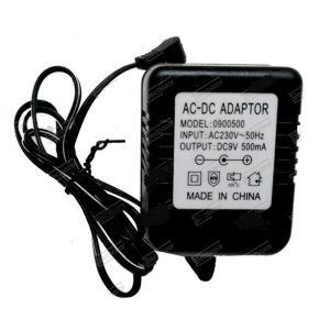 آداپتور 9 ولت 500 میلی‌آمپر Adapter 9V 500A