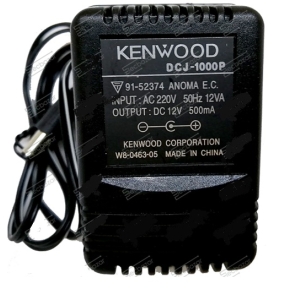 آداپتور ترانسی 12 ولت 500 میلی آمپر Kenwood Adapter 12V 500mA