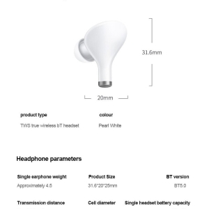 ایرپاد رپو مدل Rapoo i300 TWS bluetooth 5.0 Earphone