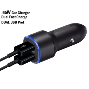 شارژر فندکی دو پورت 65 وات اصلی شیائومی MI Super Fast Dual Car Charger