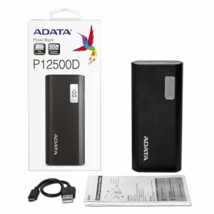 شارژر همراه ای دیتا مدل P12500D ظرفیت 12500 میلی آمپر ساعت