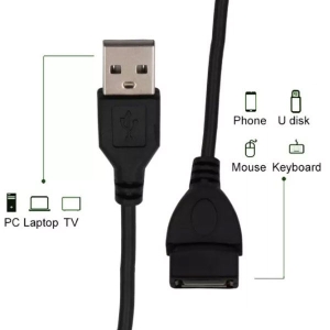 کابل افزایش طول 2.0 USB تی سی تی مدل TC-U2CF50