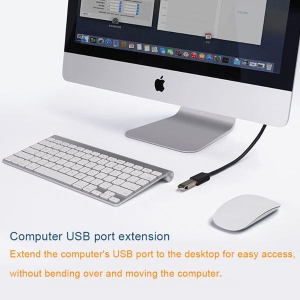 کابل افزایش طول USB 2.0 تی سی تراست مدل TC-U2CF100 طول 10 متر