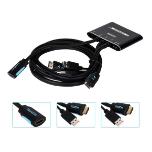 LimeStone KVM Switch HDMI With Cable LS-HKC0201