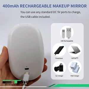 آینه آرایشی و رینگ لایت ایتوک مدل E.TOK LED Makeup Mirror Shell