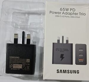 شارژر اصلی 65 وات سامسونگ سه پورت مدل Samsung 65W Power Adapter Trio