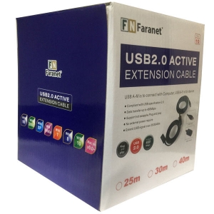 کابل USB 2.0 افزایش طول فرانت 30 متری (اکتیو) Faranet مدل FN-U2CF300
