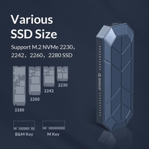خرید باکس هارد NVME SSD اوریکو مدل ORICO M2VG01-C3