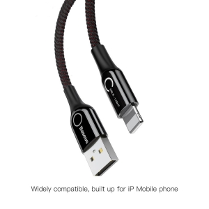 کابل USB به Lightning مدل CALCD-01 C-Shaped Light Cable با طول ۱۰۰cm برند Baseus