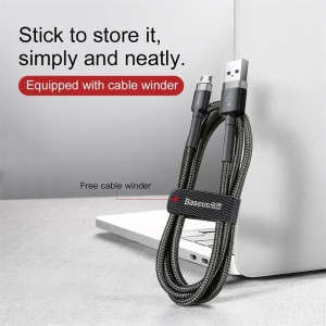 کابل شارژ میکرو USB بیسوس مدل CAMKLF-BG1 طول 1 متر