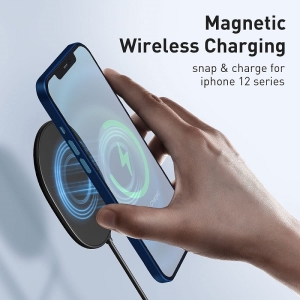 شارژر بی سیم بیسوس WXQJ-01 ا Baseus WXQJ-01 15W Light Magnetic Wireless Charger