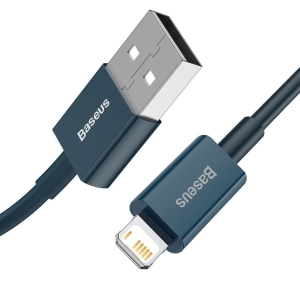 کابل لایتنینگ بیسوس Baseus Superior Series USB to iP CALYS-01 طول 25 سانتی متر و توان 2.4 آمپر