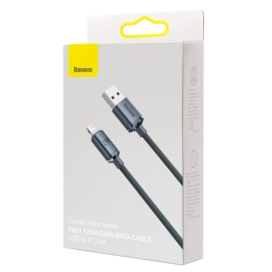 کابل لایتنینگ 1.2 متری بیسوس Baseus CAJY000001 Crystal Shine 1.2m Lightning Cable