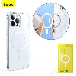 قاب محافظ مگنتی بیسوس آیفون Apple iPhone 12 / 12 Pro Baseus Crystal Magnetic Case ARJT000602