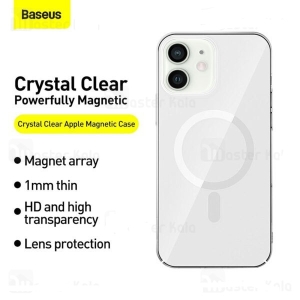 قاب محافظ مگنتی بیسوس آیفون Apple iPhone 12 Pro Baseus Crystal Magnetic Case ARJT000602