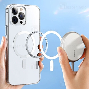 قاب محافظ مگنتی بیسوس آیفون Apple iPhone 12 / 12 Pro Baseus Crystal Magnetic Case ARJT000602