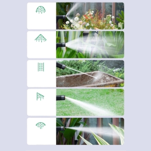شلنگ و نازل کارواش Baseus GF4 Horticulture Watering Spray Nozzle CPYY010201 طول 30 متری