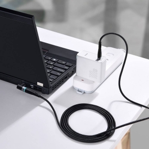 کابل شارژر مگنتی لپ تاپ لنوو بیسوس Baseus Zinc Lenovo Type C to DC CATXC-Y01