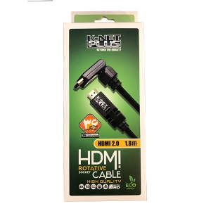 کابل HDMI2.0 Rotative کی نت پلاس مدل KP-CHR2018 به طول 1.8 متر